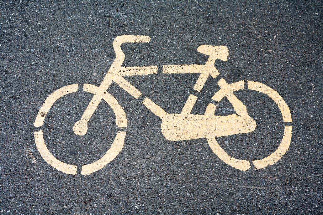 A yellow bike symbol representing beginner guide