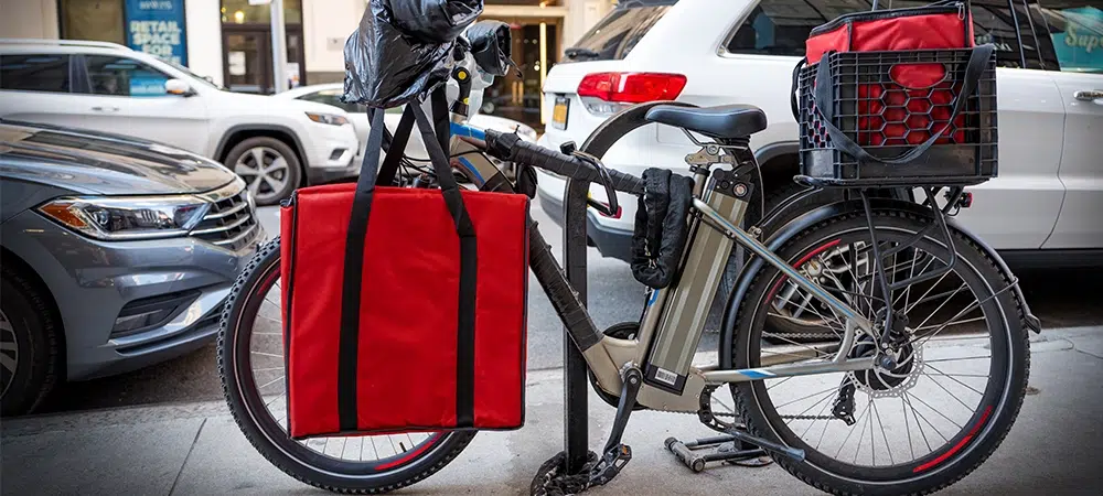 electric cycles for food delivery
